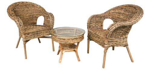 Juego De Sillones De Rattan Dani - Origen Indonesia