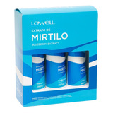 Kit Lowell Extrato De Mirtilo Shampoo Condicionador Leave In