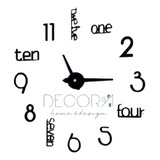 Exclusivo Reloj De Pared Gigante/ Madera/funcionan/relieve