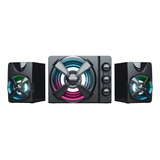 Parlantes Trust Ziva 2.1 Usb 22w Iluminacion Rgb Ref 23644