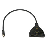 Adaptador Divisor De Hub Hdmi De 3 Entradas Y 1 Salida 4k* 2