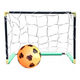 Arco C/ Pelota Futbol Papi Infantil Niños Red Gol Juego