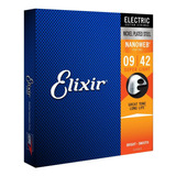 2 Pctes Cordas 009-042 Super Light Nanoweb Guitarra Elixir