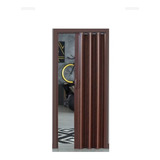 Puerta Plegable Acordeon 81x200 Cm Castaño Hoggan