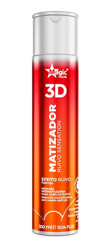 Matizador Magic Color 3d Ruivo Sensation - 300ml