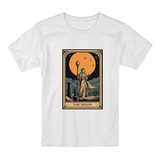 Camiseta Carta Tarot Lua Blusa Moon Noite Unissex Barata
