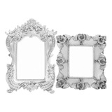 Decor Mini Photo Frame Props Desktop, 2 Unidades