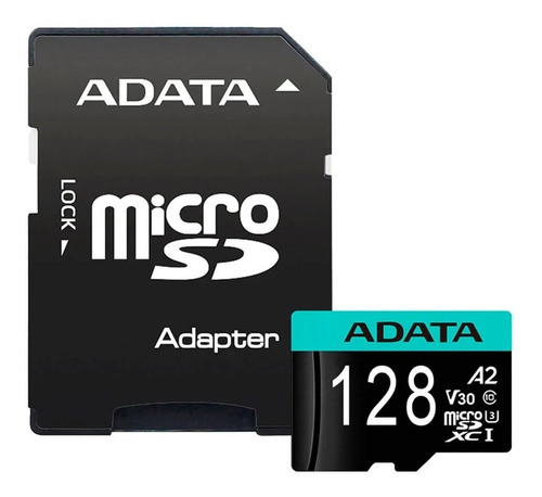 Memoria Micro Sdxc 128gb Adata Clase 10 V30 Ultra Juegos A2