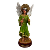 Arcángel San Rafael Mini Resina Figura Religiosa 21 Cm