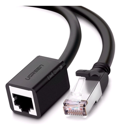 Extensão Cabo De Rede Rj45 Cat6 Ugreen Blindado Ftp 3m Nfe