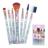 Set De Brochas X7 Brillante Glitter Maquillaje Make Up
