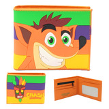 Cartera Crash Bandicoot Playstation Xbox Tarjetero Regalo