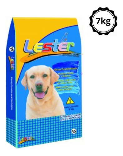 Alimento Lester Para Cão Adulto Sabor Mix Em Sacola De 7kg