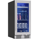 Zephyr Presrv - Refrigerador De Vino Y Bebidas De 15 Pulgada