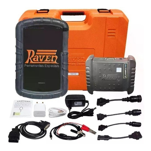Scanner Automotivo Raven 3 Pro Com Tablet Diesel Leve 108830