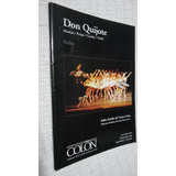 Programa Teatro Colon- Don Quijote- 1998