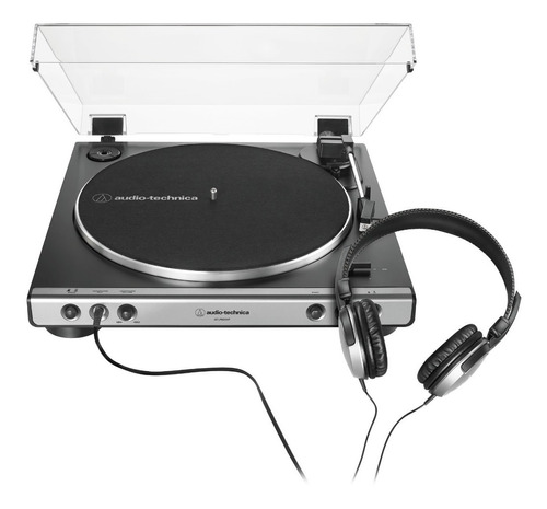 Bandeja Giradisco Audio Technica Lp60x Con Auriculares 