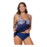 Tankini Acampanada Vedetina Alta Hasta T.9 24238 Bianca Mare