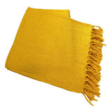 Manta Para Sofá Capa Protetora 2,40 X 1,80 Gigante Algodão Cor Amarelo Ouro