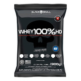 Whey 100% Hd Refil Black Skull - 900g (wpc, Wpi E Wph) Sabor Baunilha