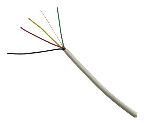 Cable Para Portero Electrico O Alarma X100mts 2 Pares+neutr 