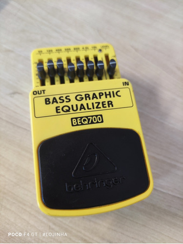 Pedal Bass Graphic Equalizer Behringer Beq700