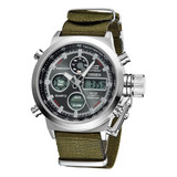 Reloj Digital Militar Hombre: Reloj De Cuarzo Analógico