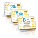 Cera Chocolate Branco 800g Depil Bella - 3 Unidades