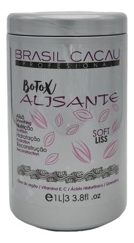 Botox Alisante Brasil Cacau 1000ml By Everglam