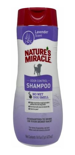 Shampoo Perro De Lavanda-control Olor Natures Miracle 473ml
