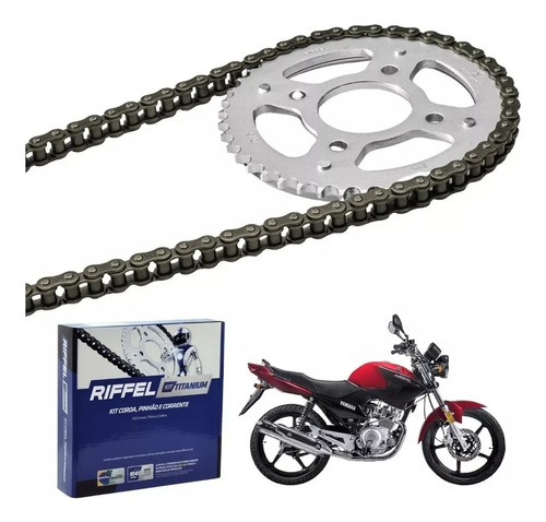 Kit Transmision Yamaha Ybr 125 Factor Riffel 2003/2009