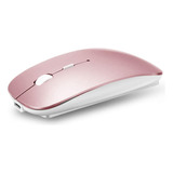 Mouse Inalámbrico Peibo , Bluetooth , Usb , Rosa