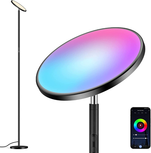 Lámpara De Pie Rgb Inteligente Compatible Con Alexa, Google