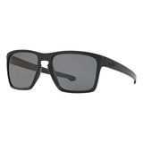 Óculos De Sol Polarizados Oakley Sliver Standard Armação De O Matter Cor Matte Black, Lente Black De Plutonite Prizm, Haste Matte Black De O Matter - Oo9262