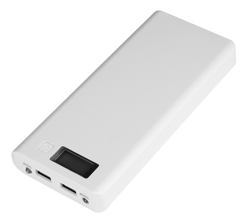 Carcasa De Batería Power Bank 8x18650, Doble Puerto Usb, Lcd