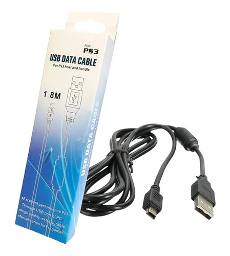 Cable Usb A Mini Usb Cargador Joystick Ps3 1,8 Metros