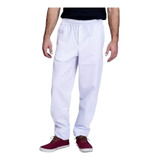 Pantalon Cintura Elastica -  Blanco  Solicite Mercado Envios