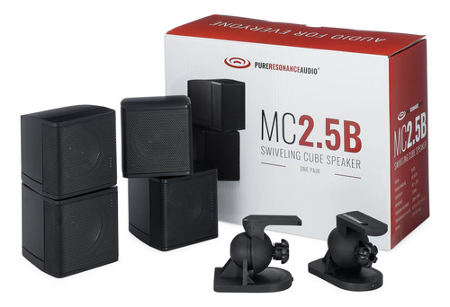Pure Resonance Audio Mc2.5b - Mini Altavoz De Cubo Con Soni.