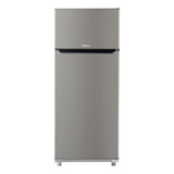 Heladera Con Freezer Briket 1620 326lt Gris Plata Inox