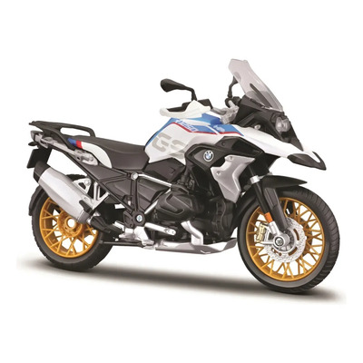 Y Bmw R1250 Gs Motocicleta A Escala 1/12 Color Blanco/negro