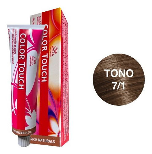 Color Touch 7/1 - Ml  Tono 7-1 Rubio M - mL a $442