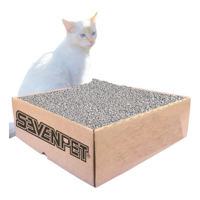 Arena Para Gato Zeolita Mineral Antimicrobiana 40 Kg Granulada 4-7 Mm