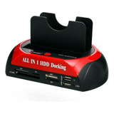 Case Universal Dock Station 2 Sata Usb Pendrive Cartão Sd Tf