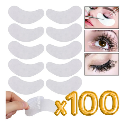 Parches Con Gel Colágeno Para Extensiones De Pestañas 100 Pares Hidratantes | MercadoLibre