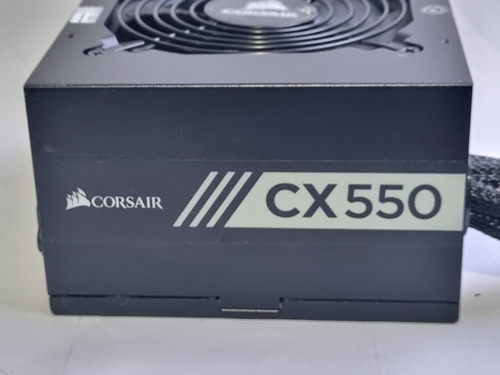 Fonte Corsair Cx550 550w 80 Plus Bronze Cor Black 100v/240v