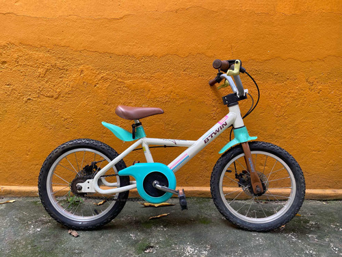 Bicicleta Infantil Btwin Aro 16 Branca