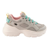 Tenis Chunky De Plataforma Gris Paris Hilton De Mujer M4907