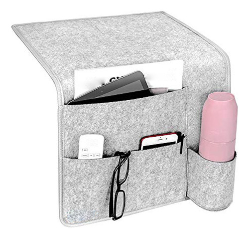 Organizador Para Cama Tipo Mesa De Noche 4 Bolsillos