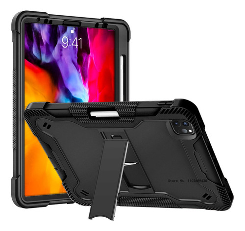 Capa Kickstand À Prova De Choque Para iPad Pro 12.9 A1895 A1