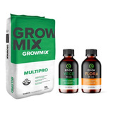 Sustrato Growmix Multipro 80lts Con Eden Vege Flora 125cc